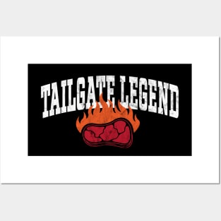 Tailgate Legend - BBQ Grilling Master Vintage Posters and Art